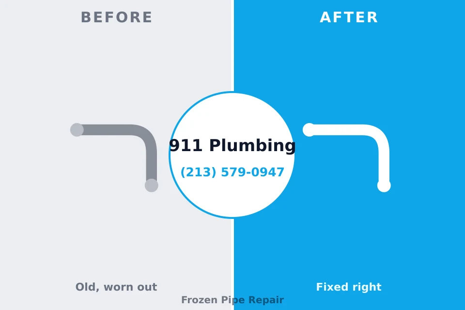 Before and after: plumbing company Tucson Mountains, AZ